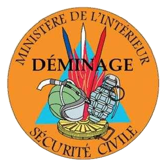 Logo du service de déminage de la Sécurité Civile