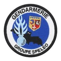 Écusson du Groupe Spéléo de la Gendarmerie nationale